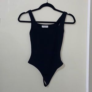 🤎babaton black contour tank bodysuit